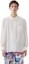 Purchase Acne Studios FW23 Embroidered Logo Long Sleeve Shirt Gray White BB0535-AEG