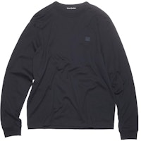 Acne Studios FW23 Face Collection Geometric Crewneck Pullover Long Sleeve Tee Black. CL0204-900 Acne Studios FW23 Face Collection Geometric Crewneck Pullover Long Sleeve Tee Black. CL0204-900
