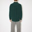Shop Acne Studios FW23 Kemeja Corduroy Oversized Face Unisex Hijau Tua. C90164-DJJ