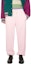 Lookbook Acne Studios FW23 Face Logo Patch Wide-Leg Knit Sweatpants Unisex Light Pink. CK0078-AD4