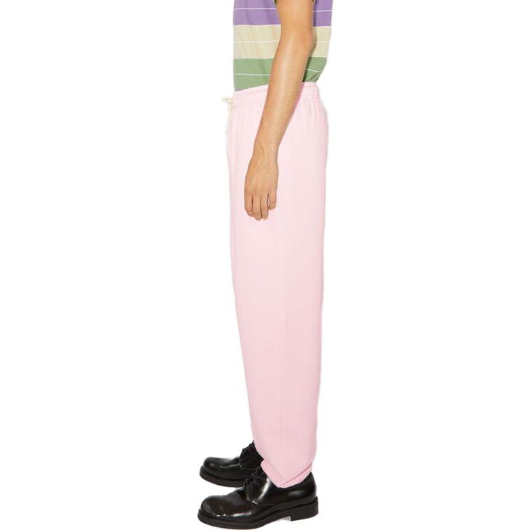 Purchase Acne Studios FW23 Celana Knit Wide-Leg Patch Logo Wajah Unisex Pink Muda. CK0078-AD4