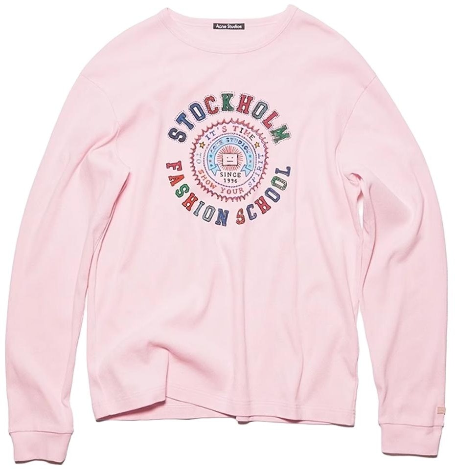 acne-studios-fw-23-face-logo-print-unisex-long-sleeve-crewneck-t-shirt-pink-cl-0260-ad-4