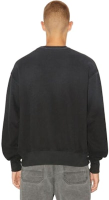 Acne Studios FW23 Face Logo Unisex Oversized Black Cotton Crewneck Sweatshirt. CI0157-AFH Shop Acne Studios FW23 Face Logo Unisex Oversized Black Cotton Crewneck Sweatshirt. CI0157-AFH