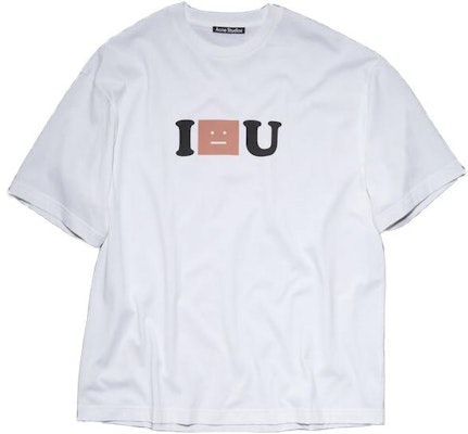 Acne Studios 2023秋冬款男女同款宽松脸标圆领T恤光学白色 CL0257-183 Buy Acne Studios 2023秋冬款男女同款宽松脸标圆领T恤光学白色 CL0257-183