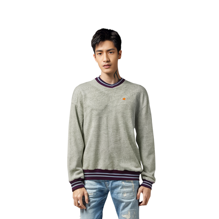 Purchase Acne Studios FW23 多色大理石臉 V 領套頭衫 男女款。 CI0158-CC3