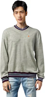 Purchase Acne Studios FW23 Face Marble Multicolor V-Neck Pullover Sweatshirt Unisex. CI0158-CC3