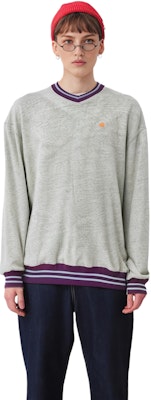 Acne Studios FW23 多色大理石臉 V 領套頭衫 男女款。 CI0158-CC3 Details for Acne Studios FW23 多色大理石臉 V 領套頭衫 男女款。 CI0158-CC3