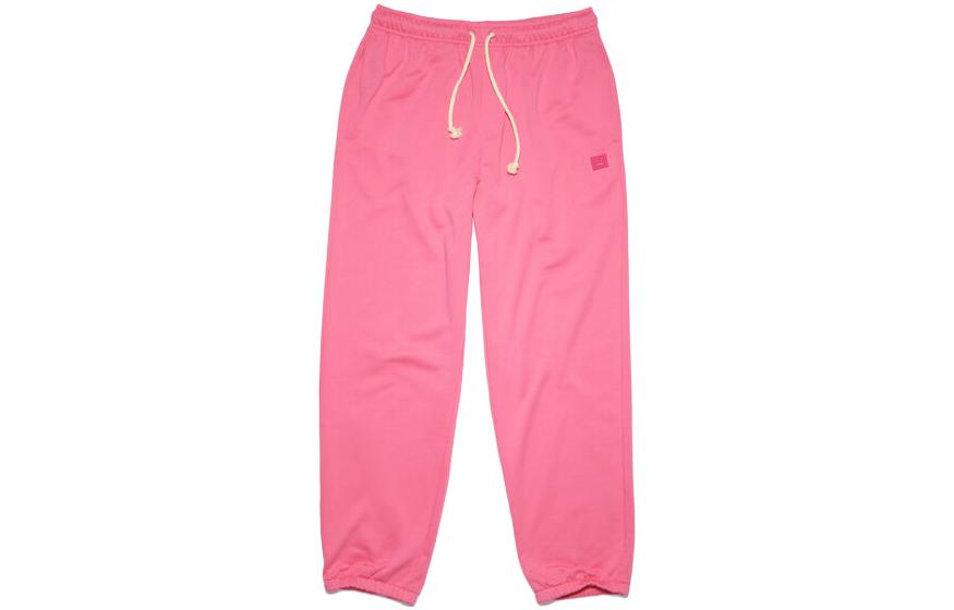 Acne Studios FW23 Face Mid-Rise Pink Jogger Sweatpants Unisex. CK0078-ACV