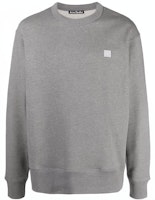 Acne Studios FW23 Sweatshirt Unisex Minimalist Senyum Kelabu Muda. CI0076-X92 Order Acne Studios FW23 Sweatshirt Unisex Minimalist Senyum Kelabu Muda. CI0076-X92