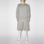 Shop Acne Studios FW23 Sweatshirt Unisex Minimalist Senyum Kelabu Muda. CI0076-X92