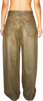 Shop Acne Studios FW23 塗鴉寬鬆做舊牛仔褲 男女款 深藍色 C00048-AUZ