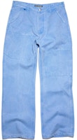 Acne Studios FW23 Patch Canvas Denim Straight-Leg Jeans Unisex Blue. CK0101-AQO Acne Studios FW23 Patch Canvas Denim Straight-Leg Jeans Unisex Blue. CK0101-AQO