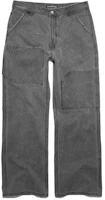 Acne Studios FW23 Patch Canvas Trousers Unisex Wide-Leg Denim Pants Carbon Gray. CK0101-AFH Acne Studios FW23 Patch Canvas Trousers Unisex Wide-Leg Denim Pants Carbon Gray. CK0101-AFH