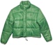 Buy Acne Studios FW23 Smiley Face Patch Zip-Up Cotton Jacket Unisex Mist Green. C90141-ABB