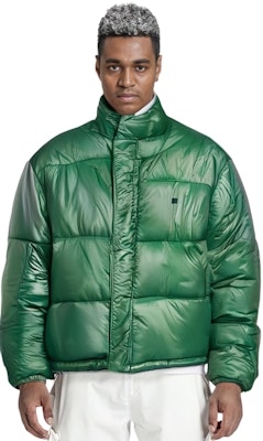 Acne Studios FW23 Smiley Face Patch Zip-Up Cotton Jacket Unisex Mist Green. C90141-ABB Purchase Acne Studios FW23 Smiley Face Patch Zip-Up Cotton Jacket Unisex Mist Green. C90141-ABB