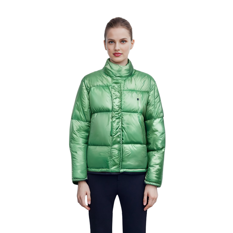 Sizing Acne Studios FW23 Smiley Face Patch Zip-Up Cotton Jacket Unisex Mist Green. C90141-ABB