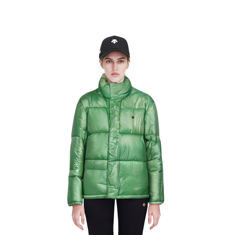 Cheap Acne Studios FW23 Smiley Face Patch Zip-Up Cotton Jacket Unisex Mist Green. C90141-ABB