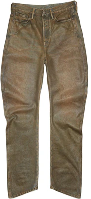 Acne Studios FW23 Unisex Jeans Loose Coated Denim Distressed Beige. A00408-BUF Order Acne Studios FW23 Unisex Jeans Loose Coated Denim Distressed Beige. A00408-BUF