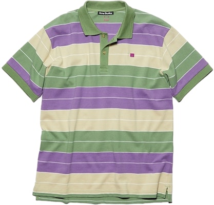 Baju Polo Jalur Berwarna Ungu Uniseks Acne Studios FW23. CL0253-AMI Buy Baju Polo Jalur Berwarna Ungu Uniseks Acne Studios FW23. CL0253-AMI