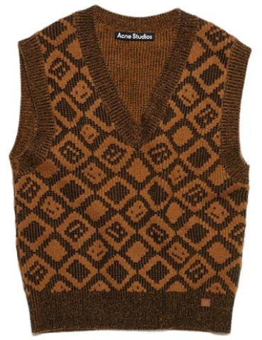 acne-studios-fw-23-unisex-smiley-face-wool-blend-knitted-v-neck-vest-brown-c60069-dfi