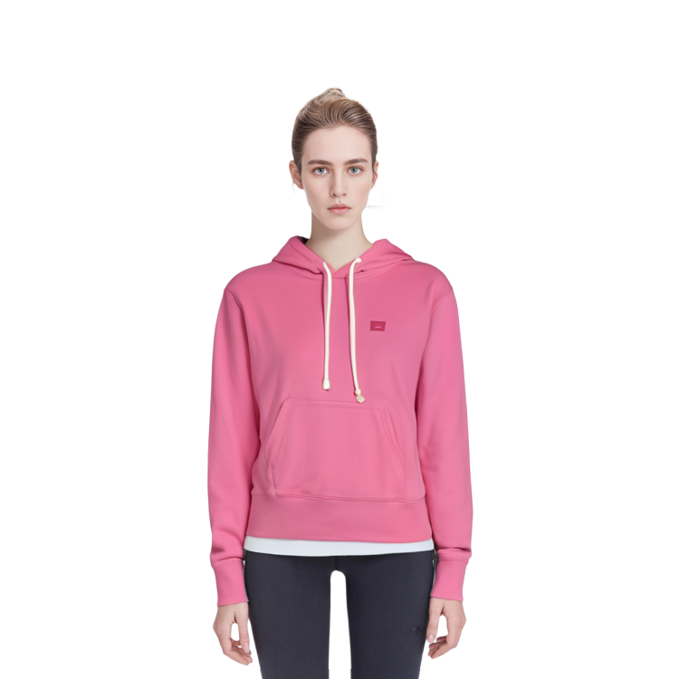 Lookbook アックネ スタジオ FW23 ユニセックス スマイル パーカー ブライトピンク CI0119-PINK