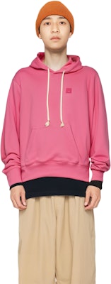 アックネ スタジオ FW23 ユニセックス スマイル パーカー ブライトピンク CI0119-PINK Shop アックネ スタジオ FW23 ユニセックス スマイル パーカー ブライトピンク CI0119-PINK