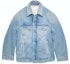 Buy Acne Studios FW23 Washed Denim Jacket with Chest Pocket Unisex - Light Blue. C90151-228