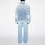 Shop Acne Studios FW23 Washed Denim Jacket with Chest Pocket Unisex - Light Blue. C90151-228