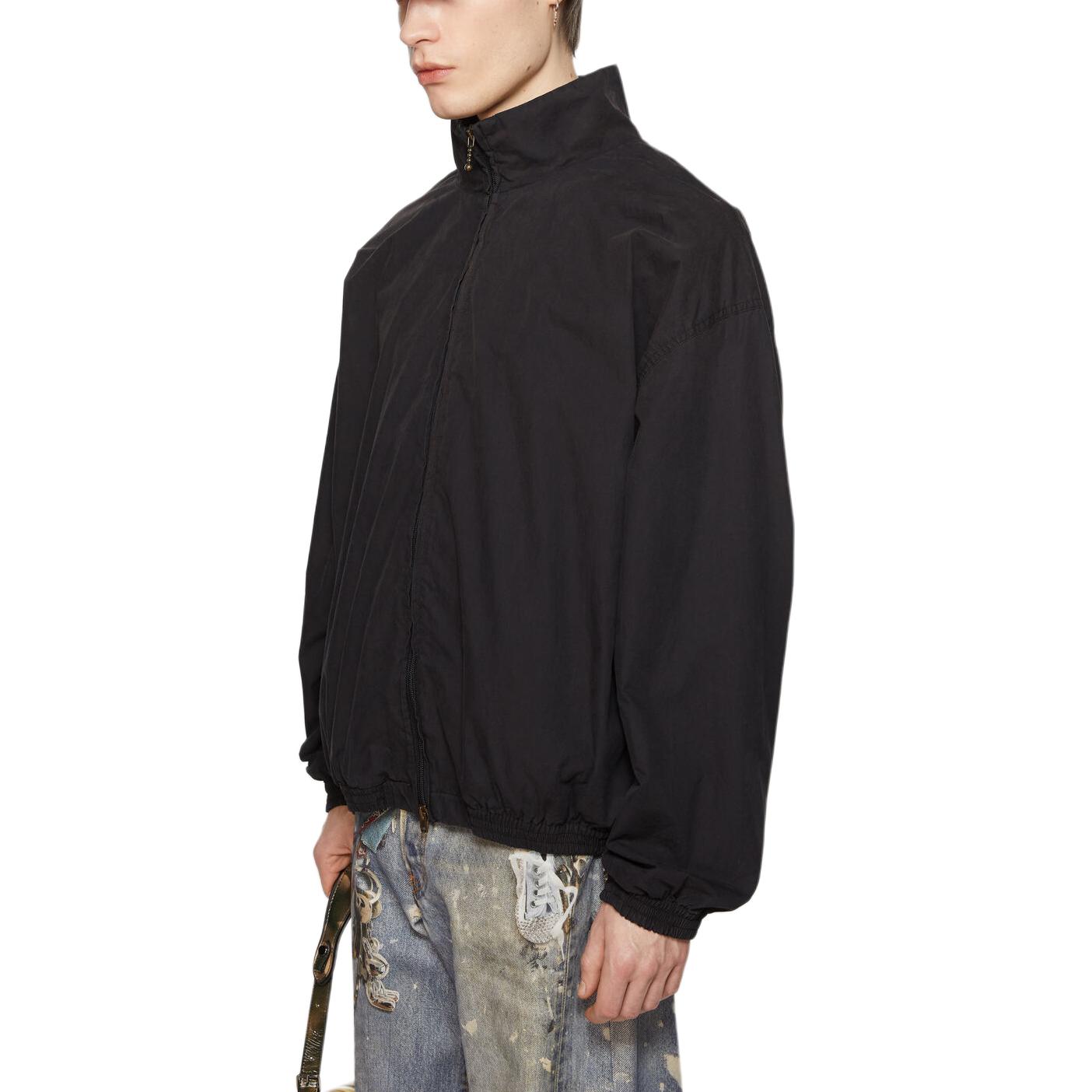 Sizing Chaqueta Unisex Acne Studios FW24 1996 Negra Lavada con Logo y Corte Relajado. B90791-900