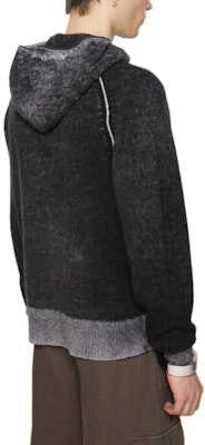 Acne Studios FW24 Black Zip-Up Hoodie Sweater Casual Minimalist Style. B60330-900 Shop Acne Studios FW24 Black Zip-Up Hoodie Sweater Casual Minimalist Style. B60330-900