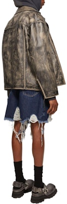 Acne Studios FW24 蓝色水洗宽松中腰牛仔短裤 BE0158-AUZ Purchase Acne Studios FW24 蓝色水洗宽松中腰牛仔短裤 BE0158-AUZ