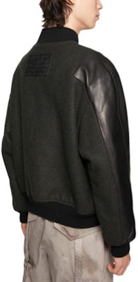 Acne Studios FW24 Dark Grey Single-Breasted Baseball Collar Jacket. B90771-AFK Shop Acne Studios FW24 Dark Grey Single-Breasted Baseball Collar Jacket. B90771-AFK