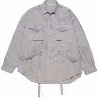 Order Acne Studios FW24 灰色长袖纽扣衬衫 休闲极简风格. BB0603-DLH