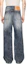 Details for Acne Studios FW24 Jeans Denim Abu-Abu Loose Fit Logo Patch Mid-Rise. BK0619-AA7