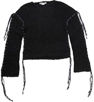 Acne Studios FW24 Oversized Casual Black Sweater. A60544-900 Acne Studios FW24 Oversized Casual Black Sweater. A60544-900