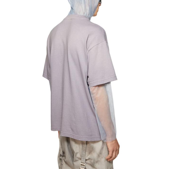 Shop Acne Studios FW24  Oversized Hoodie Long-Sleeve Tee Warm Gray. BL0399-BG2
