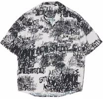 Order Acne Studios FW24 宽松短袖口袋衬衫 浅灰/黑色. BB0600-DN5