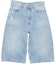 Buy Acne Studios FW24 Straight-Leg Denim Shorts Light Blue. BE0162-228