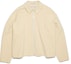 Buy Acne Studios FW24 Chaqueta de Lana con Cremallera Beige Avena B90699-AE6