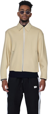 Acne Studios FW24 Chaqueta de Lana con Cremallera Beige Avena B90699-AE6 Shop Acne Studios FW24 Chaqueta de Lana con Cremallera Beige Avena B90699-AE6