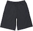 Buy Acne Studios FW24 Black Logo Print Mid-Waist Elastic Shorts Unisex. CE0057-900