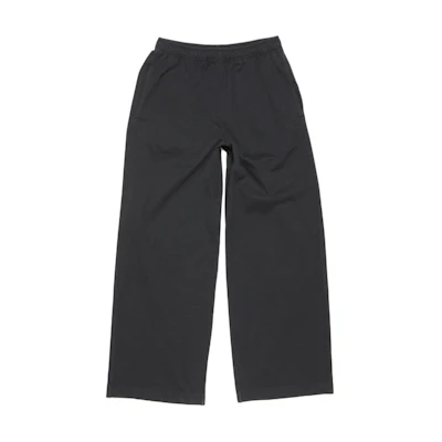 Acne Studios FW24 Black Relaxed Fit Unisex Letter Print Casual Pants. CK0114-900