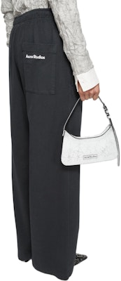 Acne Studios FW24 黑色寬鬆款字母印花休閒長褲(男女適用)。 CK0114-900 Details for Acne Studios FW24 黑色寬鬆款字母印花休閒長褲(男女適用)。 CK0114-900