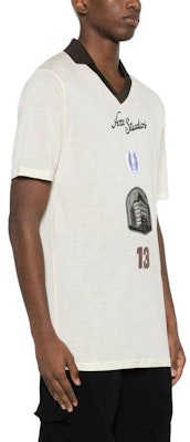 아크네 스튜디오 FW24 디지털 프린트 오버사이즈 티셔츠 남성용 화이트 BL0382IVORYWHITE Shop 아크네 스튜디오 FW24 디지털 프린트 오버사이즈 티셔츠 남성용 화이트 BL0382IVORYWHITE