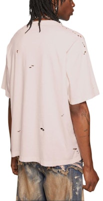 Acne Studios FW24 Distressed Logo Print Loose Fit Pink Tee Unisex CL0294-COA Shop Acne Studios FW24 Distressed Logo Print Loose Fit Pink Tee Unisex CL0294-COA