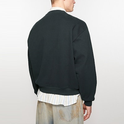 Acne Studios FW24 Face Unisex Crewneck Long Sleeve Sweatshirt Dark Grey. CI0172-AA3 Shop Acne Studios FW24 Face Unisex Crewneck Long Sleeve Sweatshirt Dark Grey. CI0172-AA3