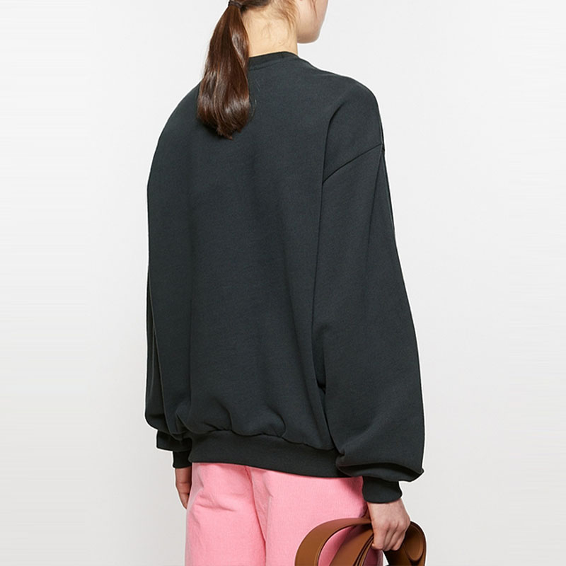 Purchase Acne Studios FW24 Sudadera Unisex Cuello Redondo Manga Larga Gris Oscuro. CI0172-AA3