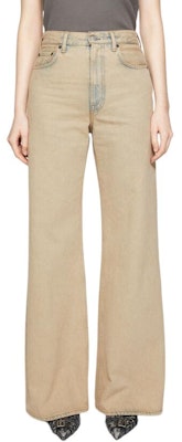 Acne Studios FW24 高腰宽腿牛仔裤 中性 浅沙色. A00502-14L Lookbook Acne Studios FW24 高腰宽腿牛仔裤 中性 浅沙色. A00502-14L