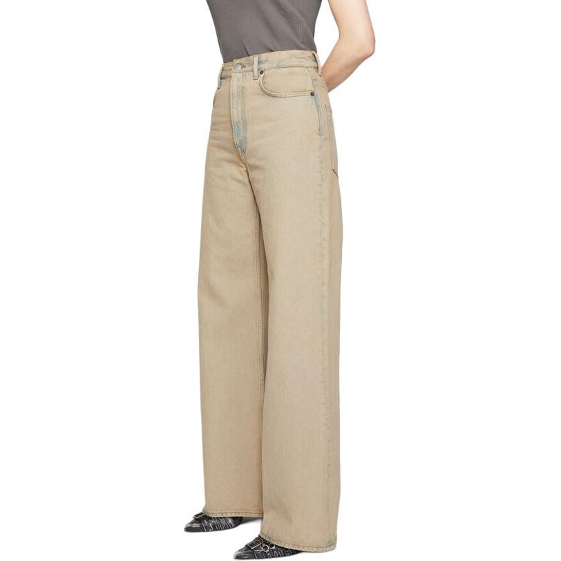 Purchase Acne Studios FW24 高腰宽腿牛仔裤 中性 浅沙色. A00502-14L