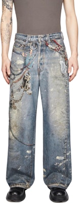 Acne Studios FW24 Illusion Inkjet 3D Print Low Rise Baggy Jeans Blue . B00374-863 Shop Acne Studios FW24 Illusion Inkjet 3D Print Low Rise Baggy Jeans Blue . B00374-863